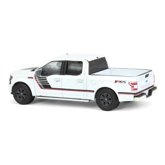 1/64 2018 Ford F-150 Lariat FX4 Special Edition, White, All-Terrain Series 14