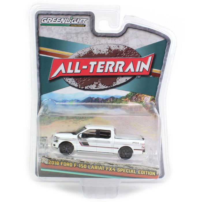 1/64 2018 Ford F-150 Lariat FX4 Special Edition, White, All-Terrain Series 14