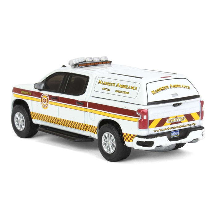 1/64 2020 Chevrolet Silverado, Narberth PA Ambulance, First Responders Series 1