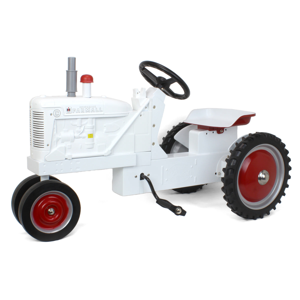 Farmall C White Demonstrator Pedal Tractor, Farmall 100th