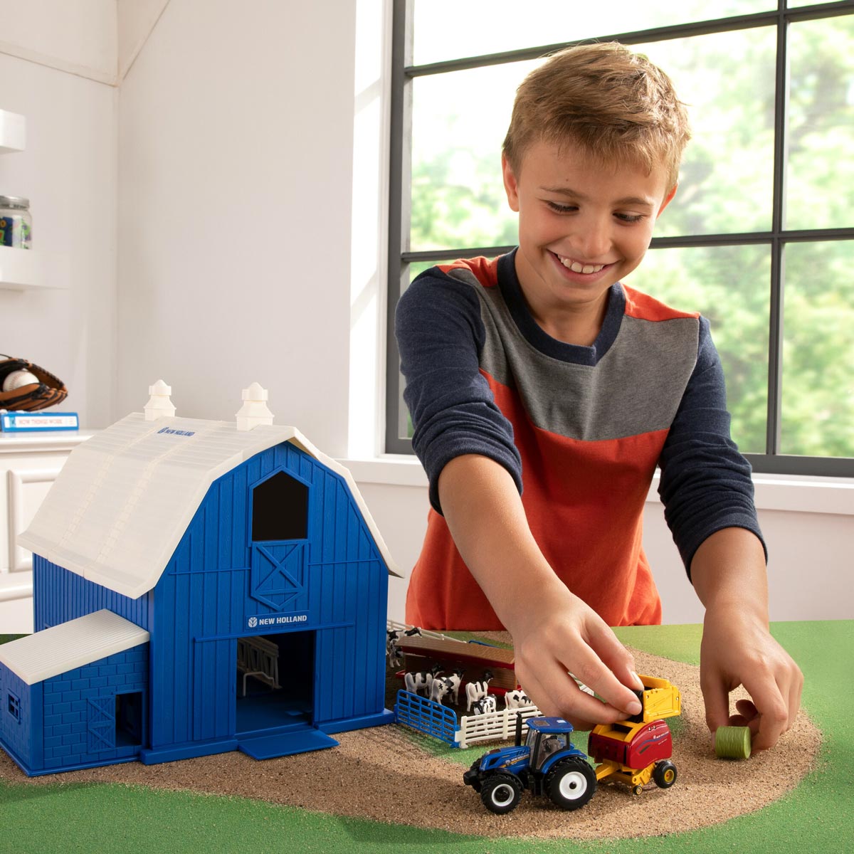 ranran様6/2までお取り置き正規STODOLL FawnStarフルセット 1/64 Special Edition New Holland Dairy Barn Set with T6.164