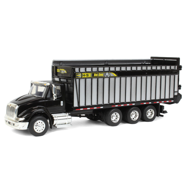 1/64 Black International 8600 Truck with H&S Big Dog 1226 Forage Box by SpecCast