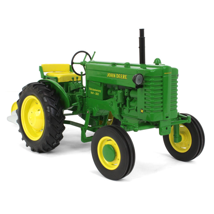 1/16 John Deere M Wide Front with Mounted Plow, 75th Anniv, ERTL Prestige Collection