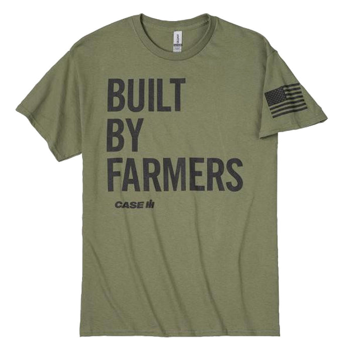 Case IH Built by Farmers Military Green T-Shirt