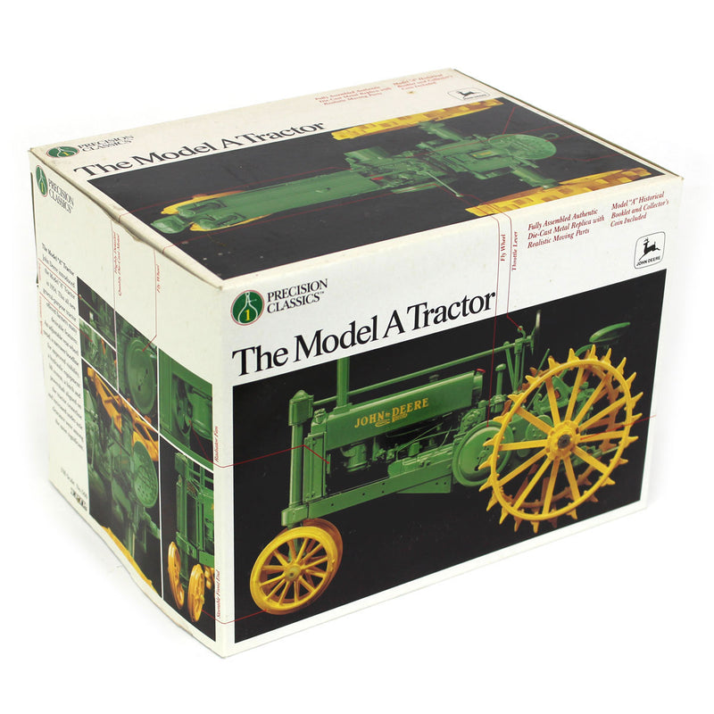 (B&D) 1/16 John Deere Model A Tractor with Steel Wheels, ERTL Precision Classics #1 - Damaged Item