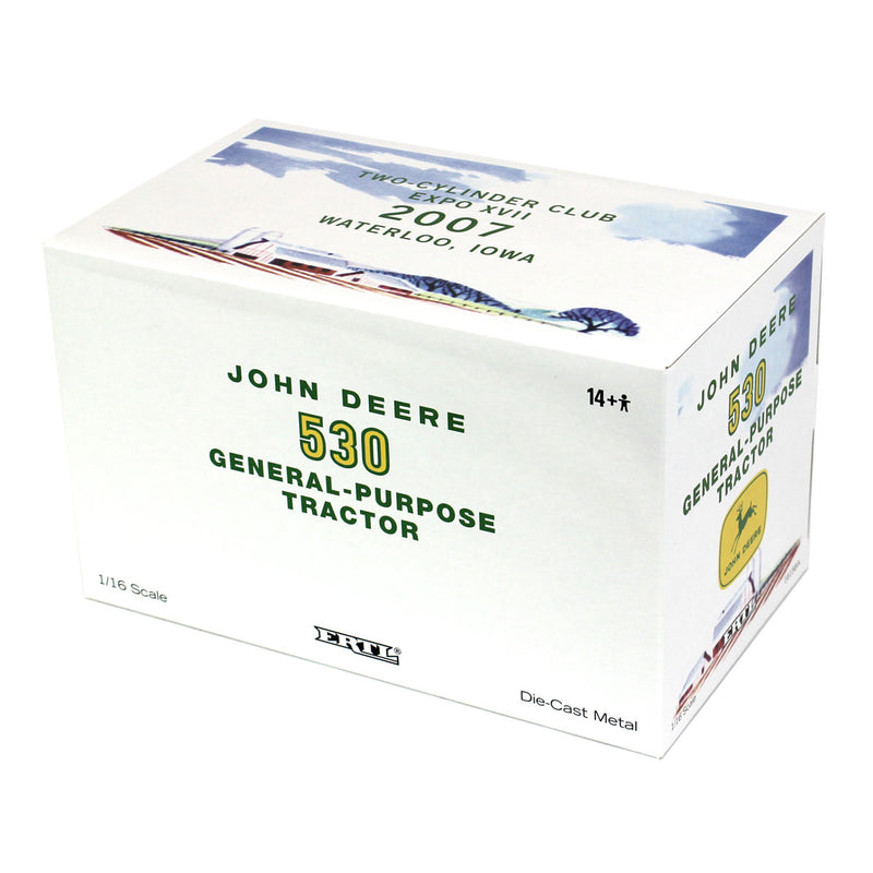 1/16 John Deere 530 RC, 2007 Two-Cylinder Club Limited Edition by ERTL