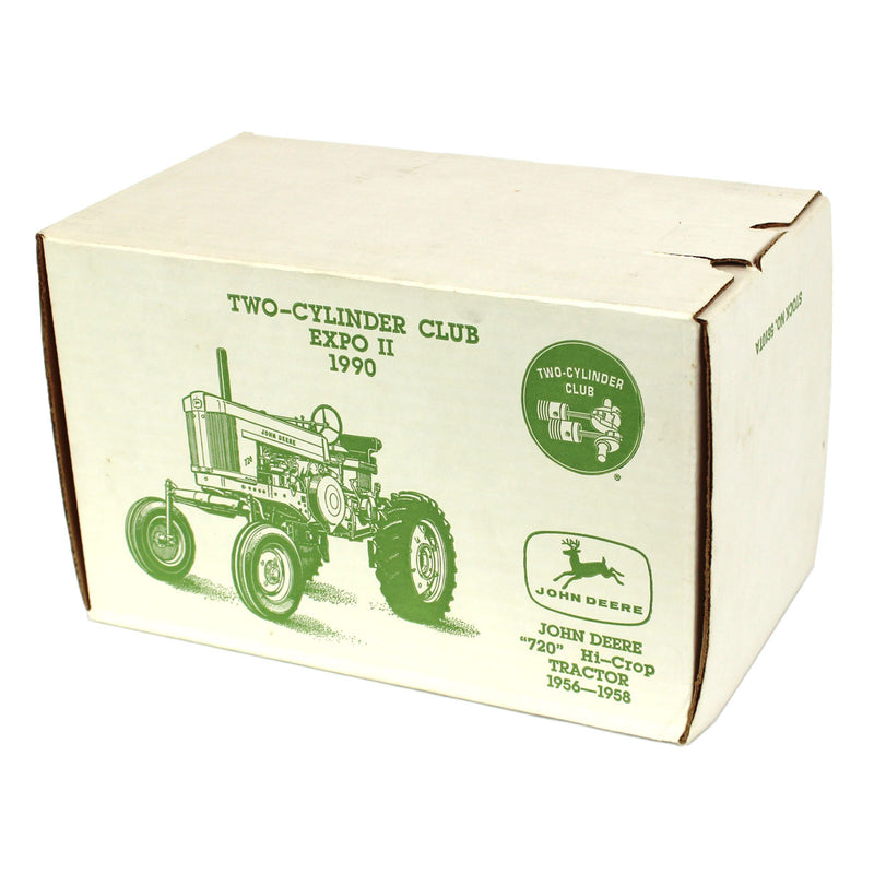 1/16 John Deere 720 Hi-Crop Tractor by ERTL, 1990 Two-Cylinder Club Expo II