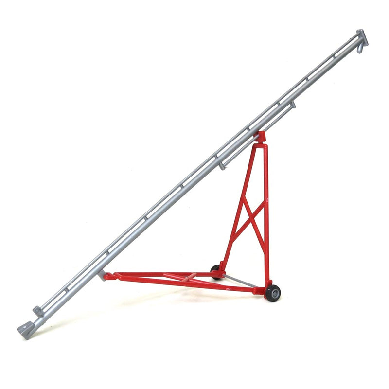 (B&D) 1/64 ST123 Plastic Grain Auger (80 Feet to Scale), Silver and Red - Damaged Item