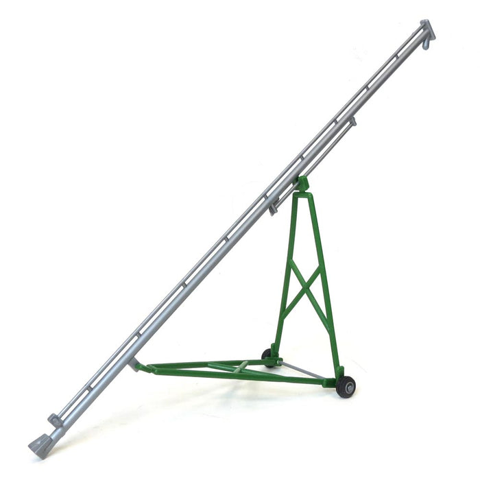 1/64 ST124 Plastic Grain Auger (80 Feet to Scale), Silver and Green