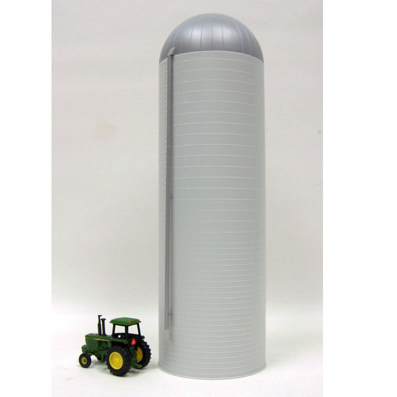 1/64 ST321 Silver & Gray Plastic Concrete Silo, 20ft x 60ft