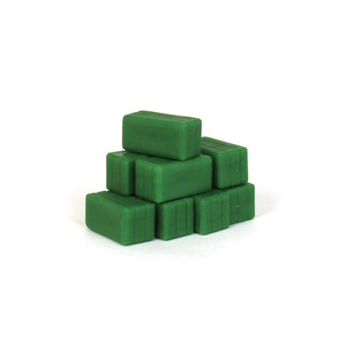 1/64 ST331 Plastic Green Hay Bales by Standi Toys, Approximately 100 Bales