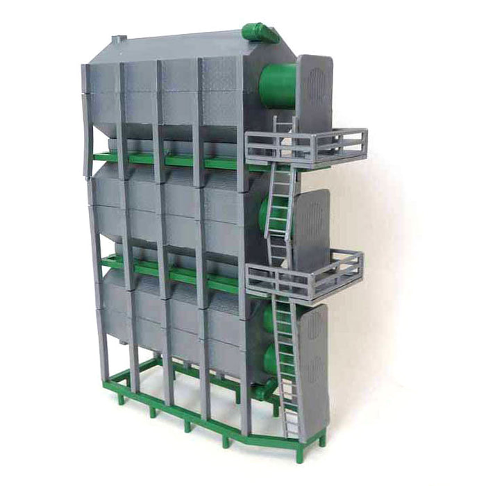 1/64 ST061 Standi Toys Stationary Grain Dryer, 3 High, Green