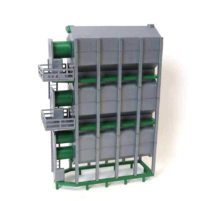 1/64 ST061 Standi Toys Stationary Grain Dryer, 3 High, Green