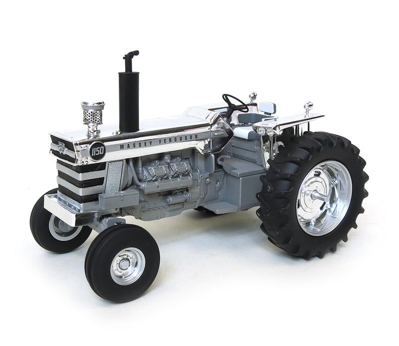 Chrome Chase Unit ~ 1/32 2015 Lafayette Show Massey Ferguson Resin 1150 Wide Front Tractor by Top Shelf