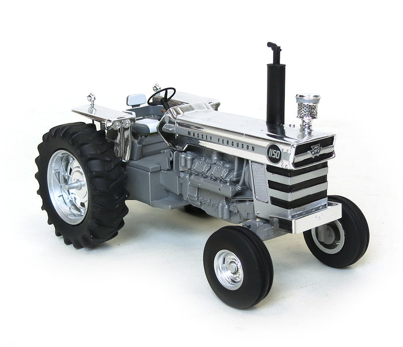 Chrome Chase Unit ~ 1/32 2015 Lafayette Show Massey Ferguson Resin 1150 Wide Front Tractor by Top Shelf