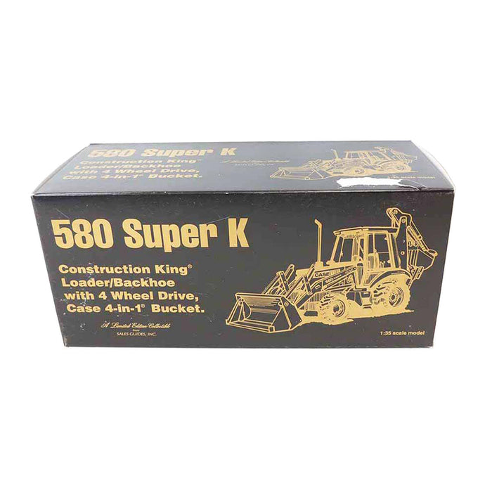 1/35 Conrad Case 580 Super K Backhoe, 1992 Gold 150th Anniversary Edition