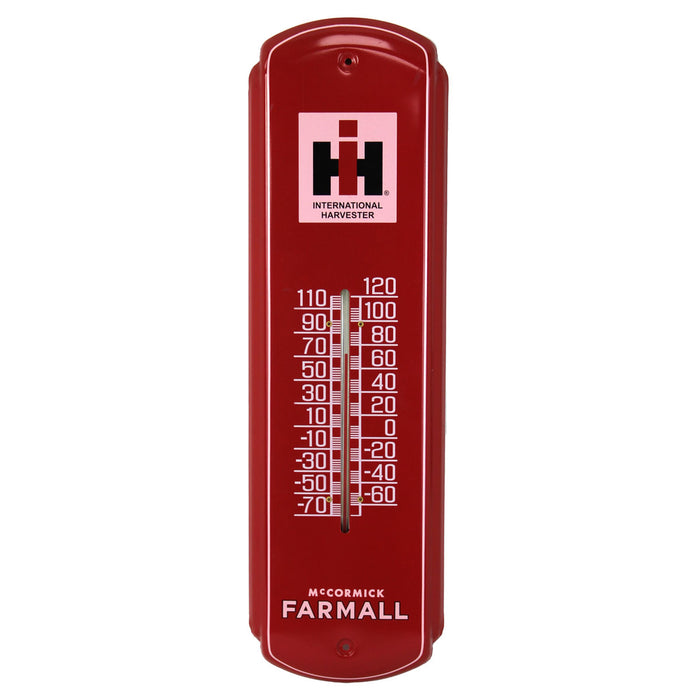 International Harvester Farmall 17" Metal Thermometer