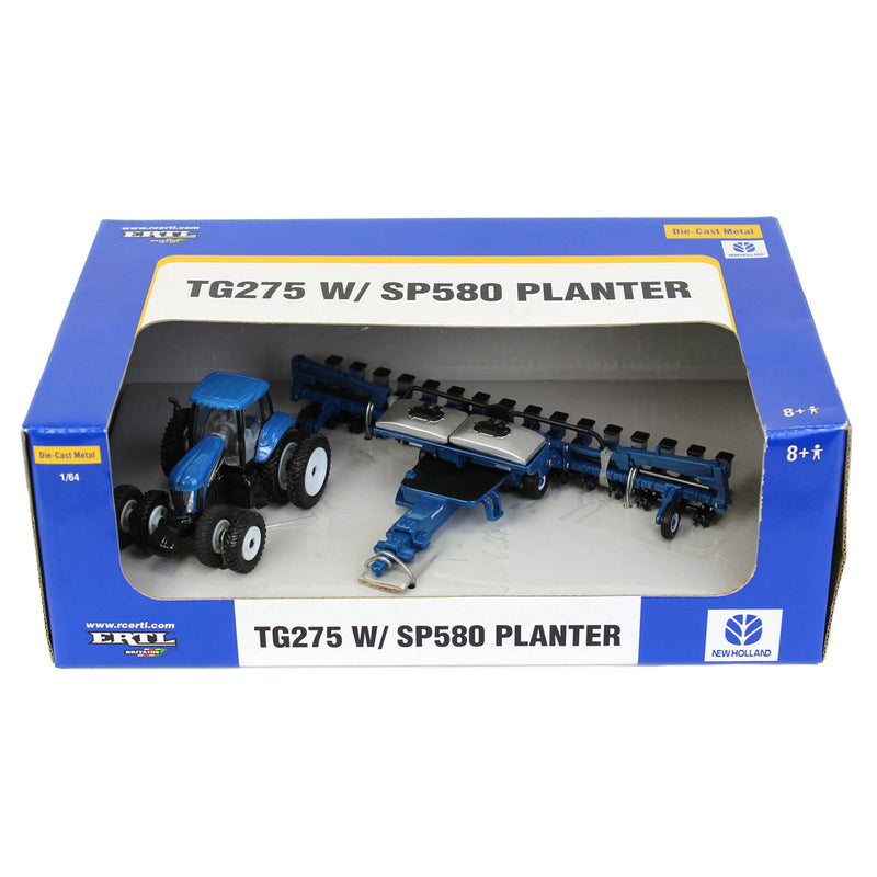 1/64 New Holland TG275 Tractor with Duals & SP580 Planter by ERTL
