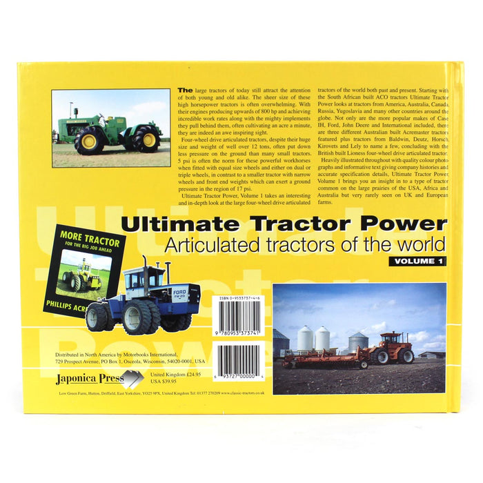 Ultimate Tractor Power: Articulated Tractors of the World Book, Volume 1