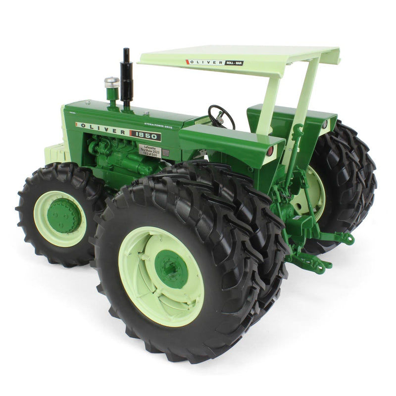 1/16 Oliver 1850 Tractor with Duals & Canopy, 2023 Lafayette Show Limited Edition