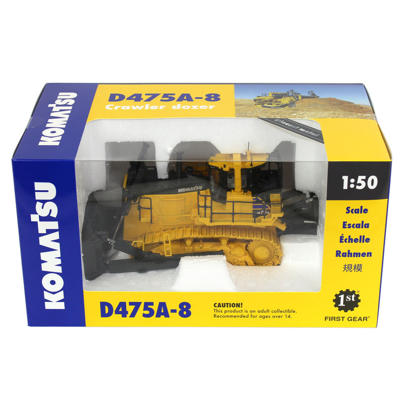 1/50 Komatsu D475A-8 Dozer with Ripper by First Gear