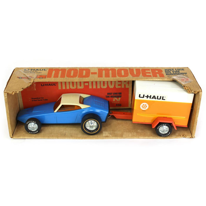 U-Haul Mod-Mover Streamlined Car with U-Haul Rental Trailer