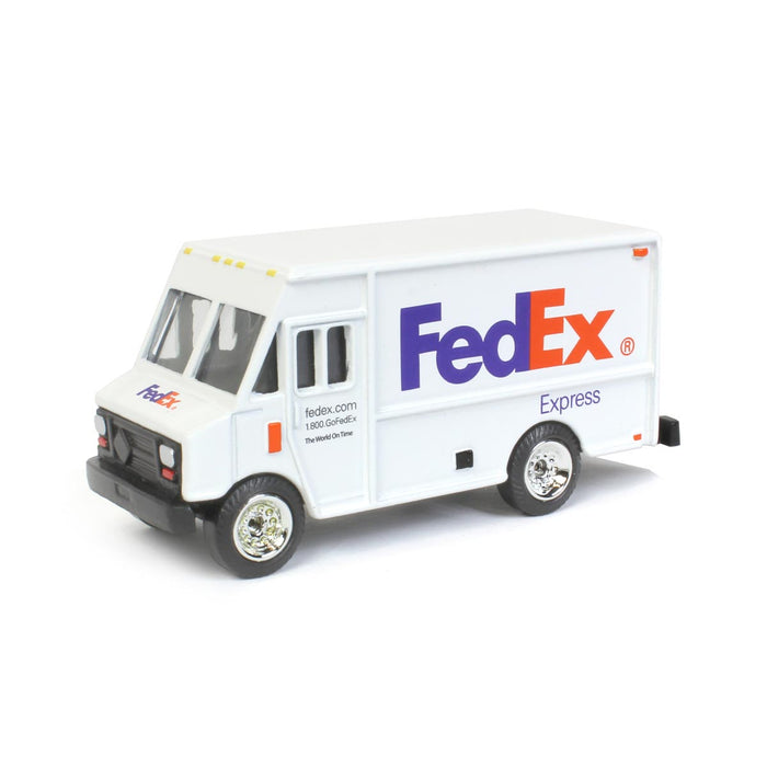 (B&D) 1/64 FedEx Express Step Die-Cast Delivery Truck - Damaged Item