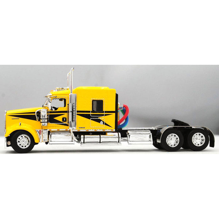 1/64 Yellow & Black Kenworth w/ Black East End Dump Trailer, DCP by First Gear