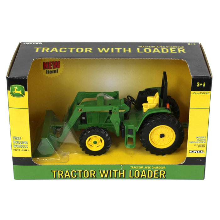 8" Plastic Tractor & Loader by ERTL