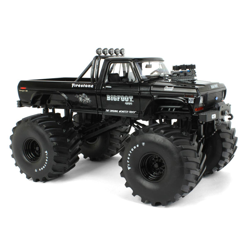 1/18 1974 Ford F-250 Monster Truck, Bigfoot #1, Black Bandit, 66 inch Tires