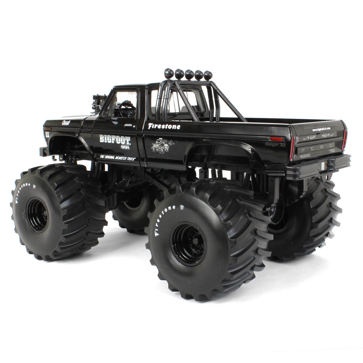 BLACK FOOT モンスタートラック 1/18 1974 Ford F-250 Monster Truck, Bigfoot #1, Black Bandit, 66