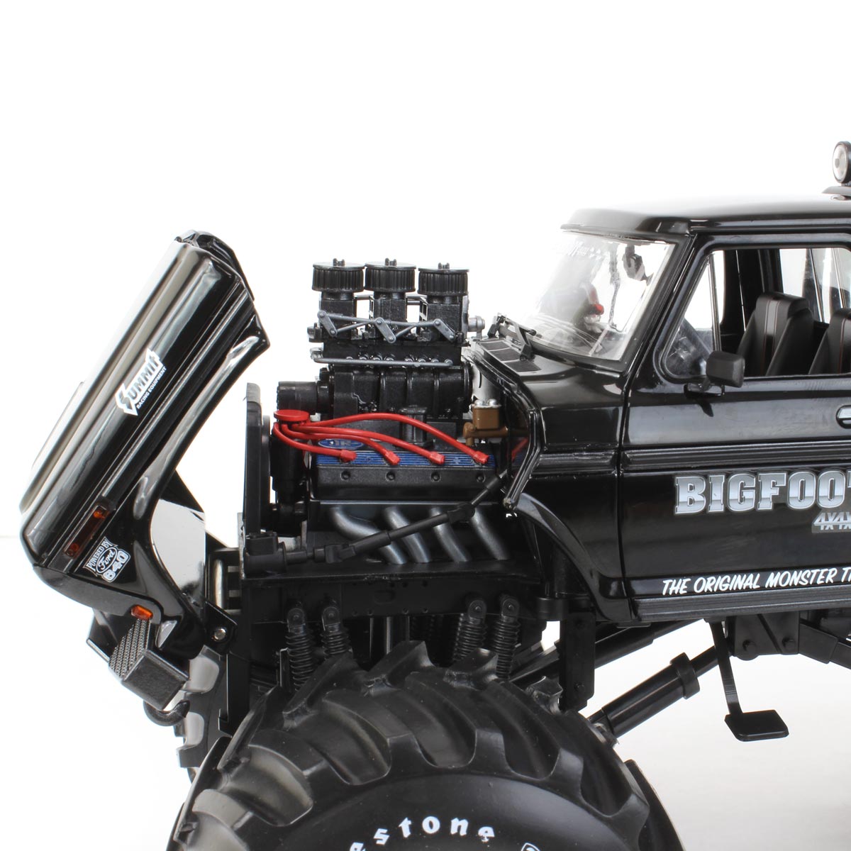 1/18 1974 Ford F-250 Monster Truck, Bigfoot #1, Black Bandit, 66