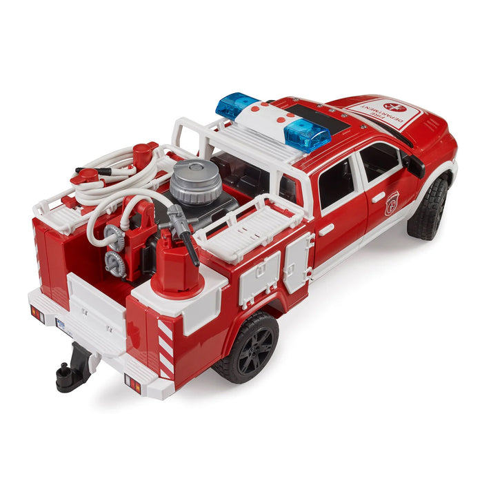 1/16 Ram 2500 Fire Engine Truck with Lights & Sound Module by Bruder