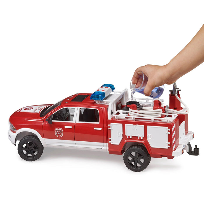 1/16 Ram 2500 Fire Engine Truck with Lights & Sound Module by Bruder