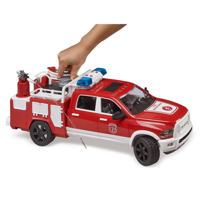 1/16 Ram 2500 Fire Engine Truck with Lights & Sound Module by Bruder