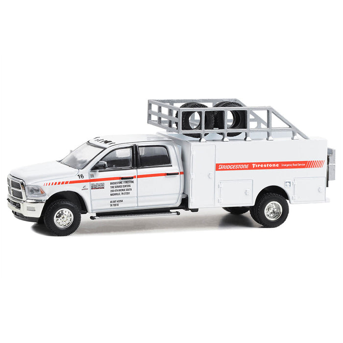 1/64 2018 Ram 3500 Firestone & Bridgestone Tire Road Service Truck, Dually Drivers Series 13