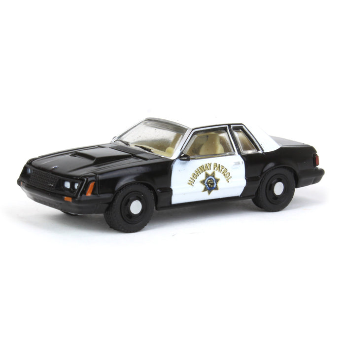 1/64 1982 Ford Mustang SSP, California Highway Patrol, Hot Pursuit Series 36