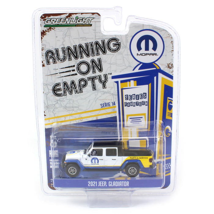 1/64 2021 Jeep Gladiator, Mopar Parts & Service, Running on Empty Series 14