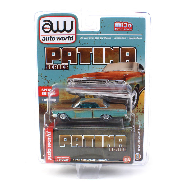 1/64 1962 Chevy Impala Hard Top with Patina Rust, MiJo Exclusives