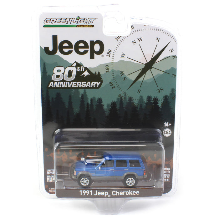 1/64 1991 Jeep Cherokee, Jeep 80th Ann., Anniversary Collection Series 14
