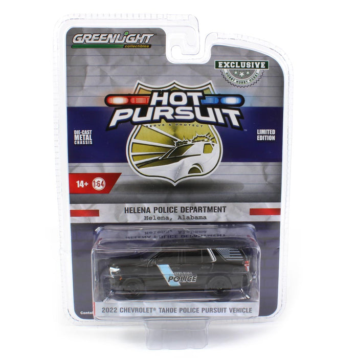 1/64 2022 Chevrolet Tahoe Police Pursuit Vehicle, Helena Police Alabama