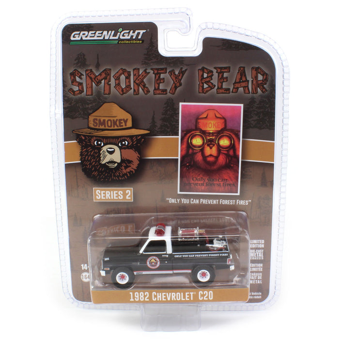 1/64 1982 Chevrolet C20 Custom Deluxe Fire Equipment, Smokey Bear Series 2