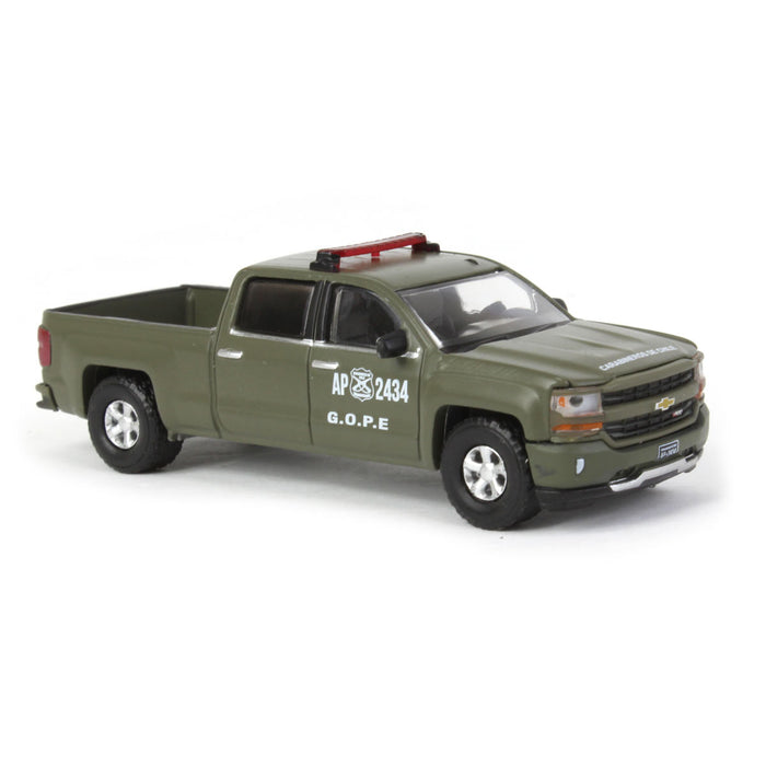 1/64 2018 Chevrolet Silverado Z71 Carabineros de Chile Police, GOPE