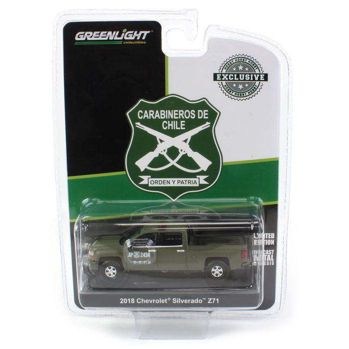 1/64 2018 Chevrolet Silverado Z71 Carabineros de Chile Police, GOPE