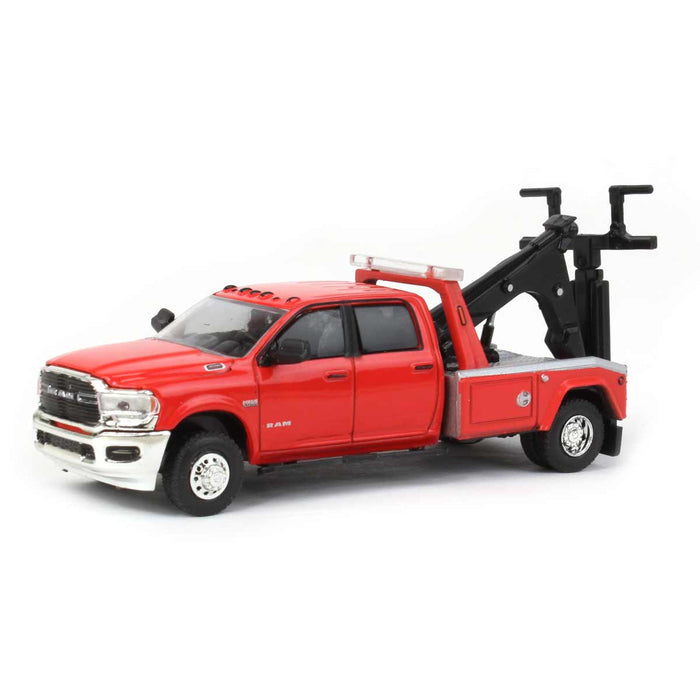 1/64 2022 RAM 3500 Wrecker, Flame Red, Dually Drivers Series 11