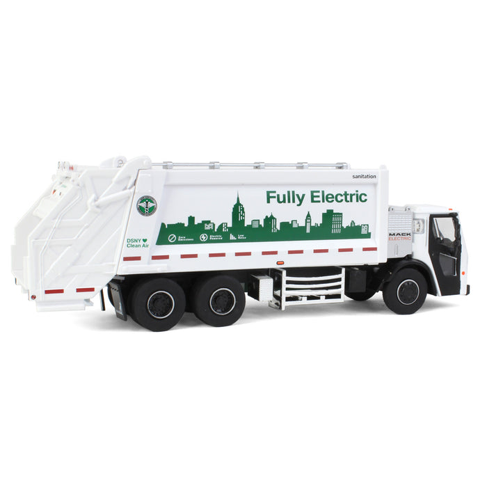 1/64 2021 Mack LR Electric Rear Loader Refuse Truck, DSNY, SD Trucks Series 17