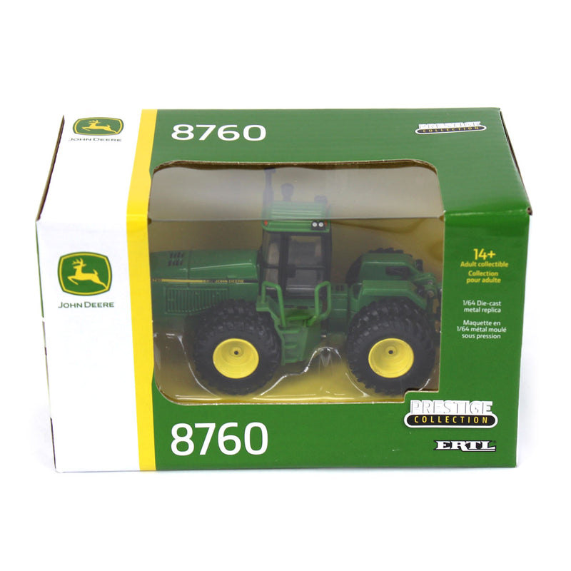 1/64 John Deere 8760 4WD Tractor with Front & Rear Duals by ERTL