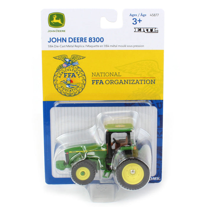 1/64 John Deere 8300 MFWD Tractor w/ Rear Duals & FFA Logo