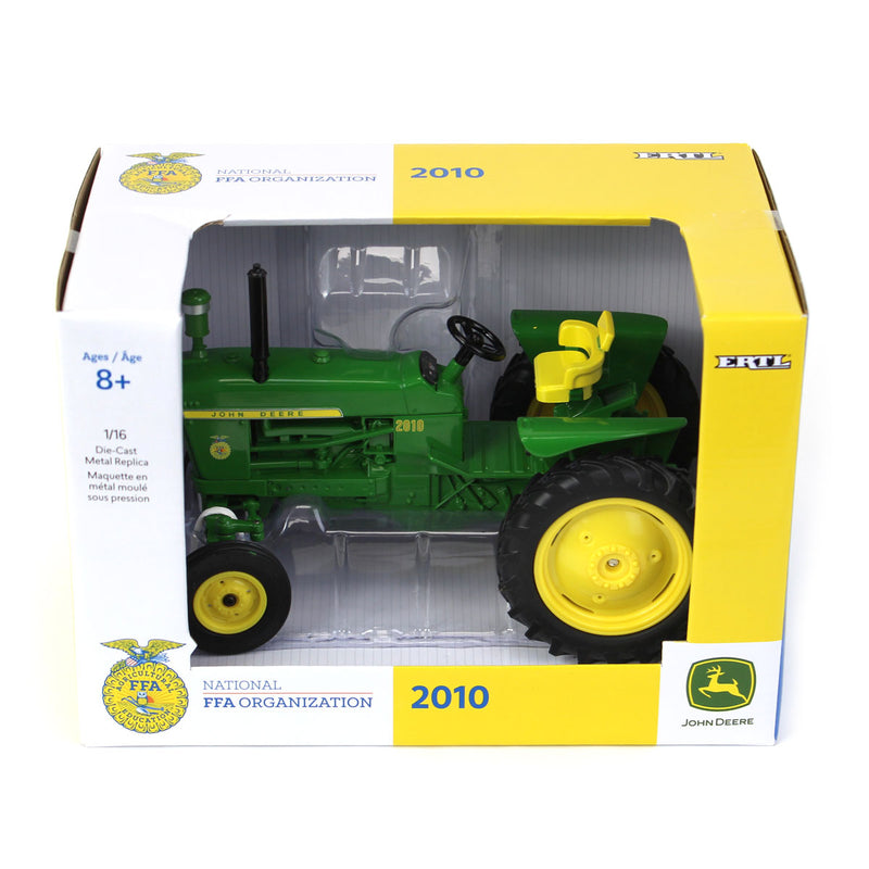 1/16 John Deere 2010 Tractor with Wide Front, Rear Fenders & FFA Logo by ERTL