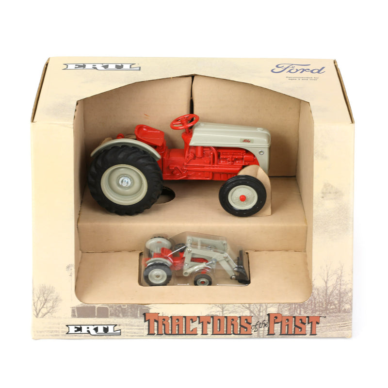 1/16 Ford 8N Tractor & 1/43 Ford 8N Tractor with Loader Set by ERTL, Tractors of the Past